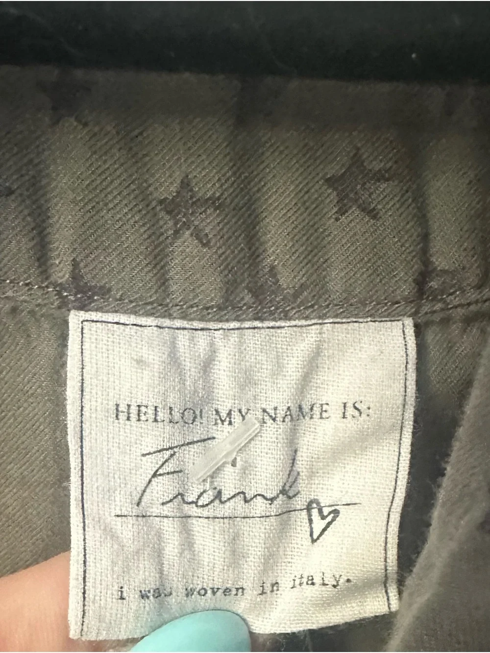 Frank & Eileen Olive Green Button-Down Shirt